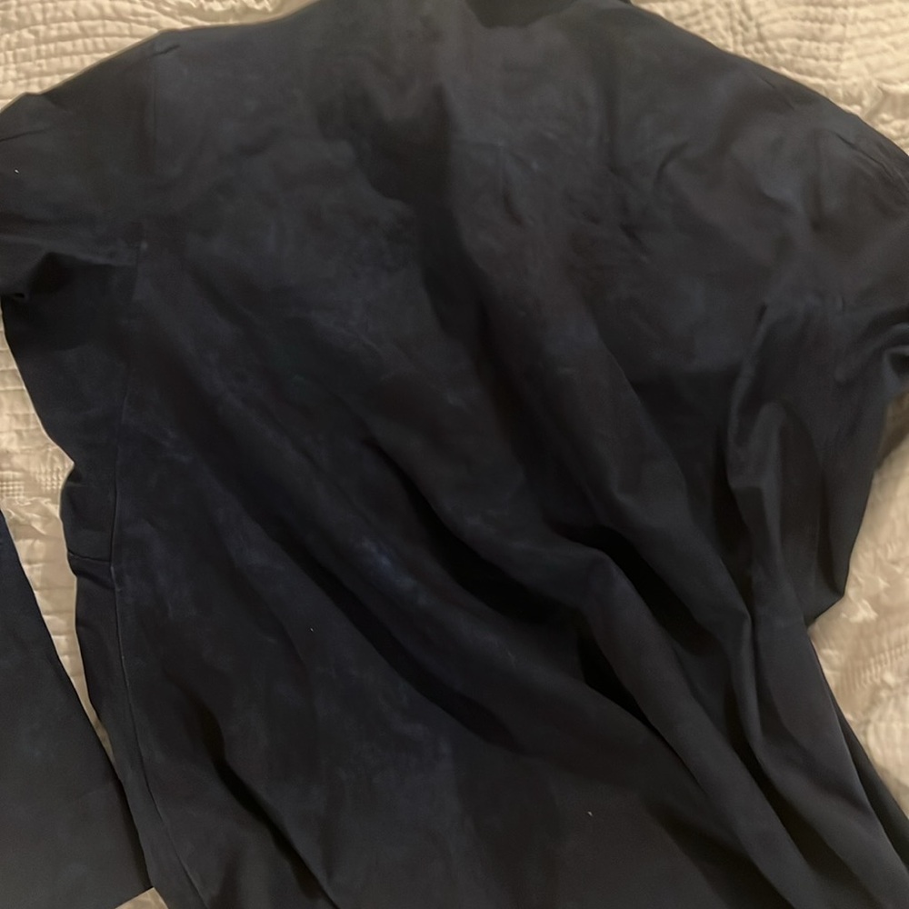 Lululemon Down to the Wire Slim Fit Long Sleeve True Navy size: L in EUC. - Picture 10 of 17